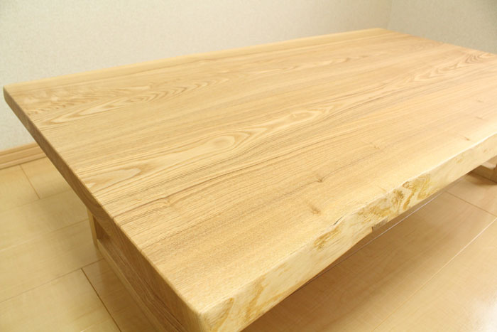 タモ ローテーブル|一枚板・無垢テーブル専門店 Eury dike